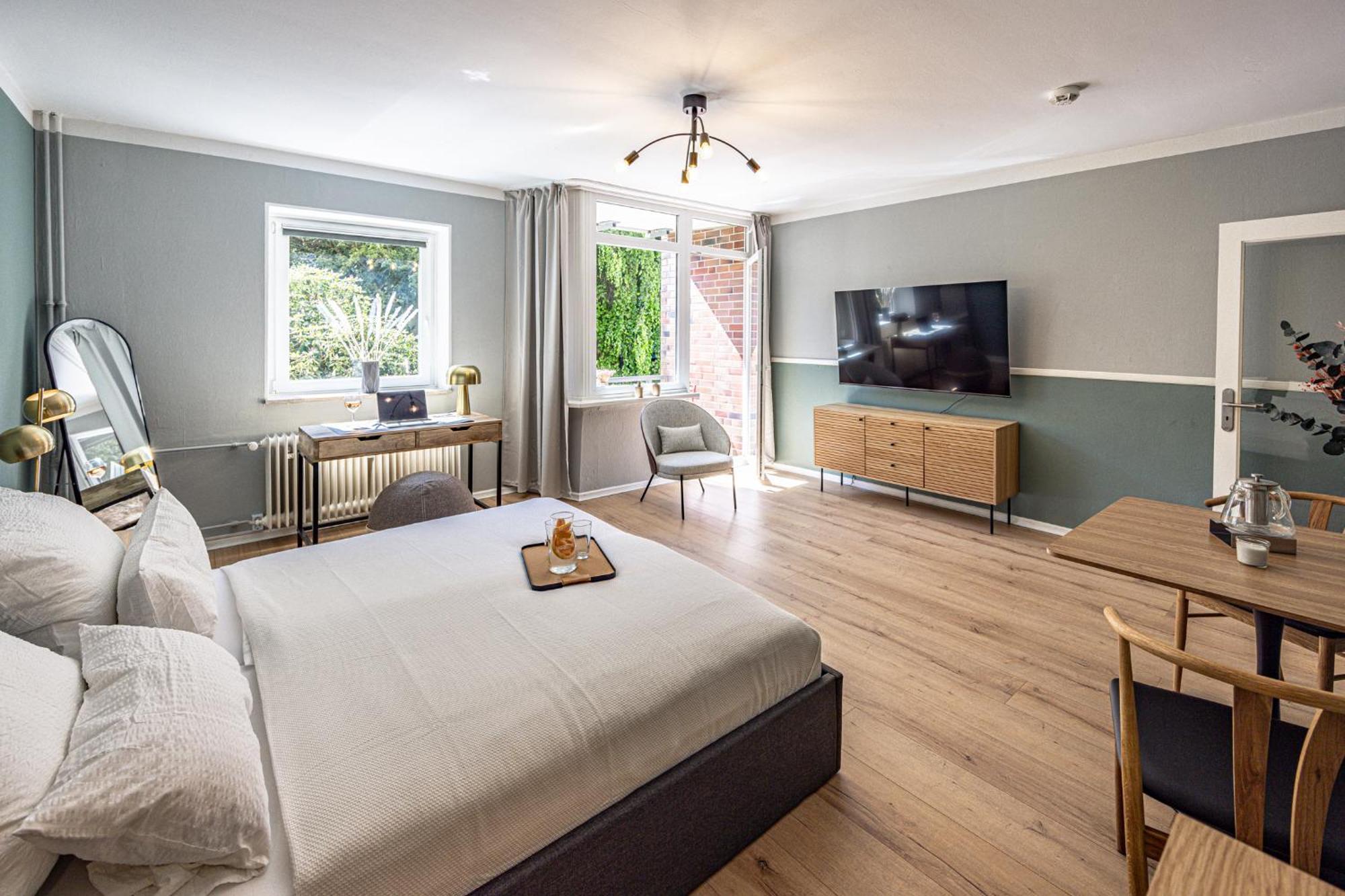 Have-A-Nice-Stay - Nahe Bahnhof Ahrensburg - 20 Minuten Nach Hamburg - Trotzdem Ruhig Gelegen - 6 Minuten Zu Fuss Ins Zentrum Ahrensburg - Modern Eingerichtet 外观 照片